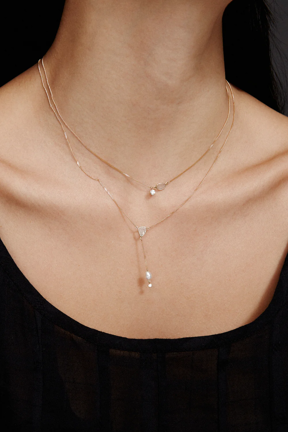 14k Annalise Necklace Yellow Gold - Image 3