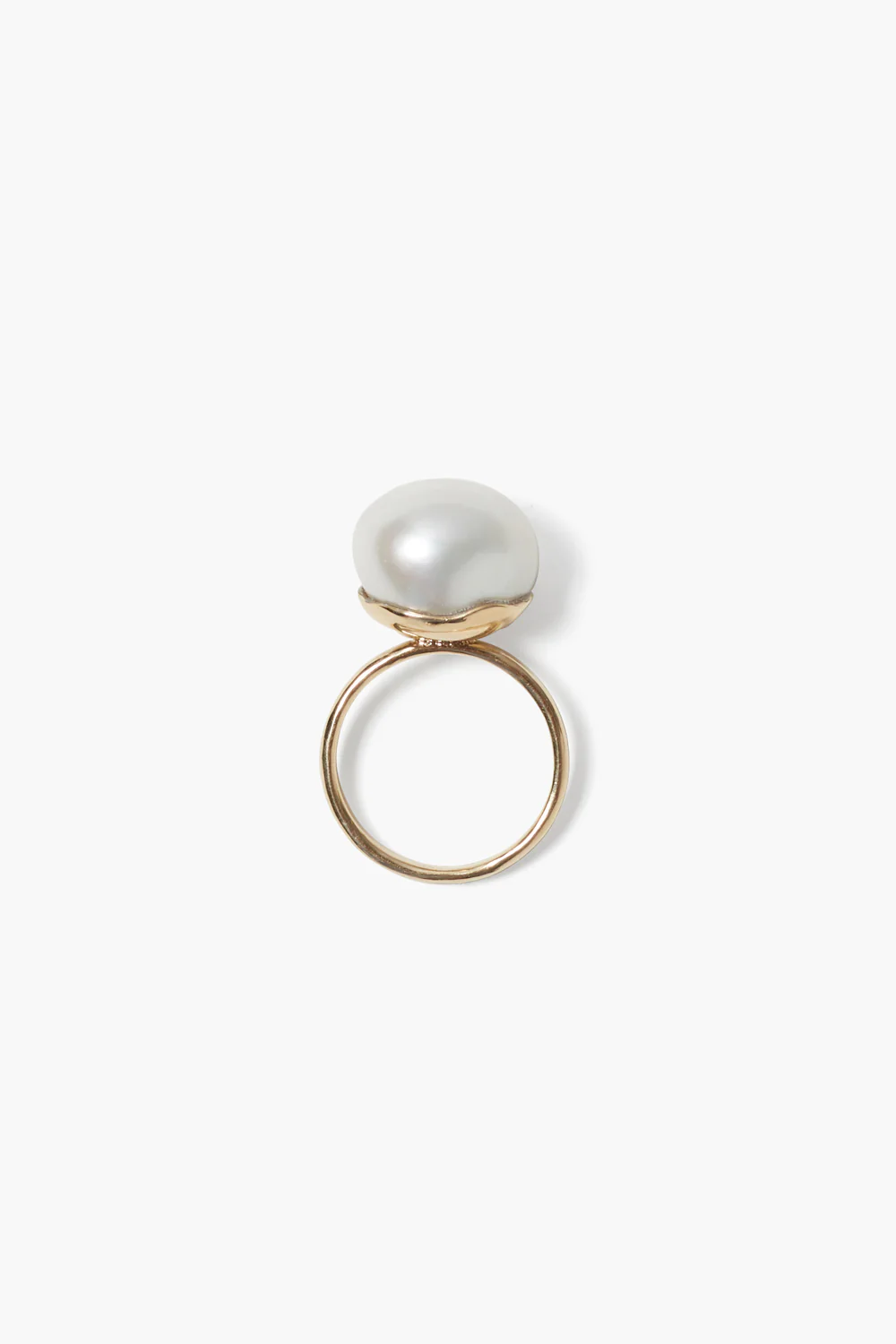 14k Monaco Ring White Pearl - Image 2