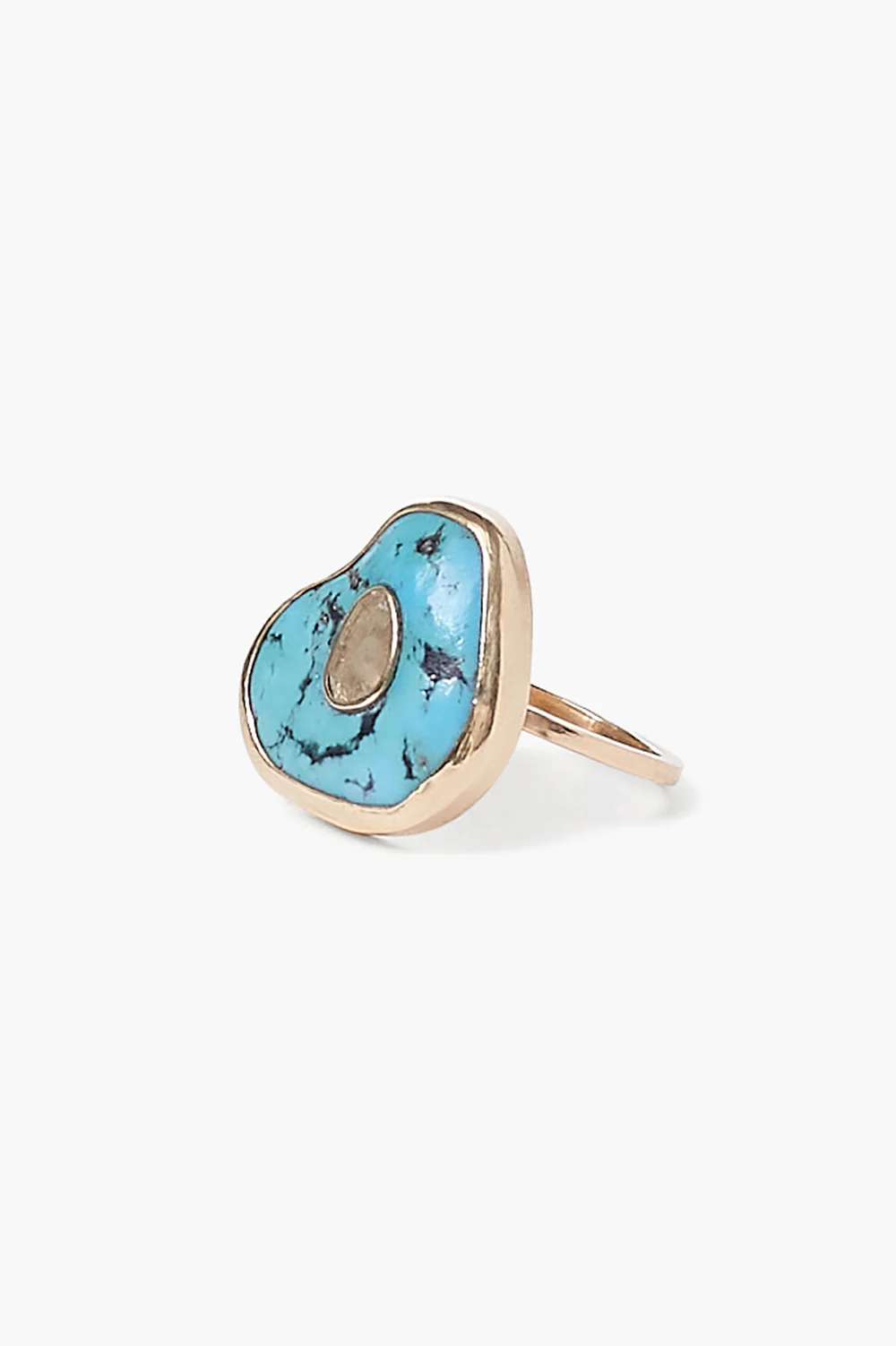 14k Oasis Ring Turquoise - Image 2