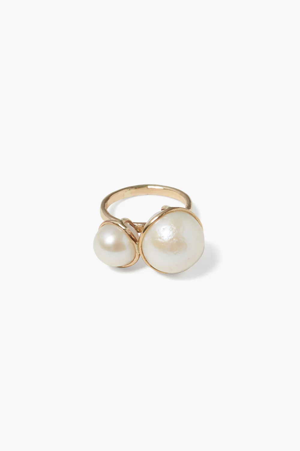 14k Phoebe Ring White Pearl