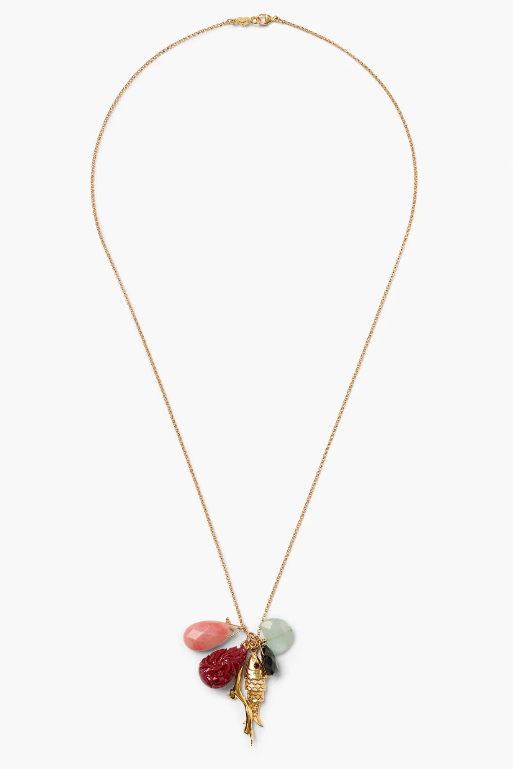 Anemone Charm Necklace Multi - Image 2