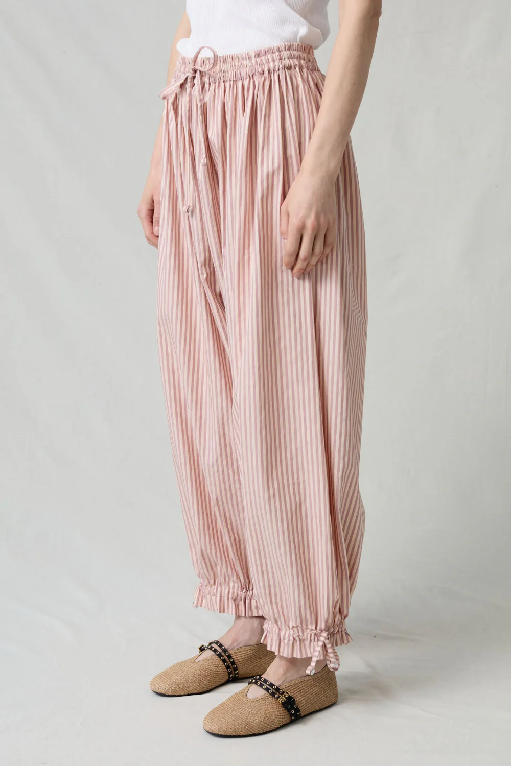 Balloon Pant Pink Stripe - Image 2