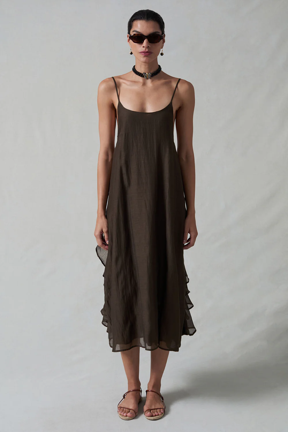 Bustle Dress Earth