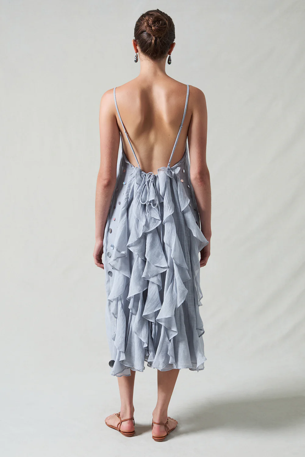 Bustle Dress Fog - Image 4
