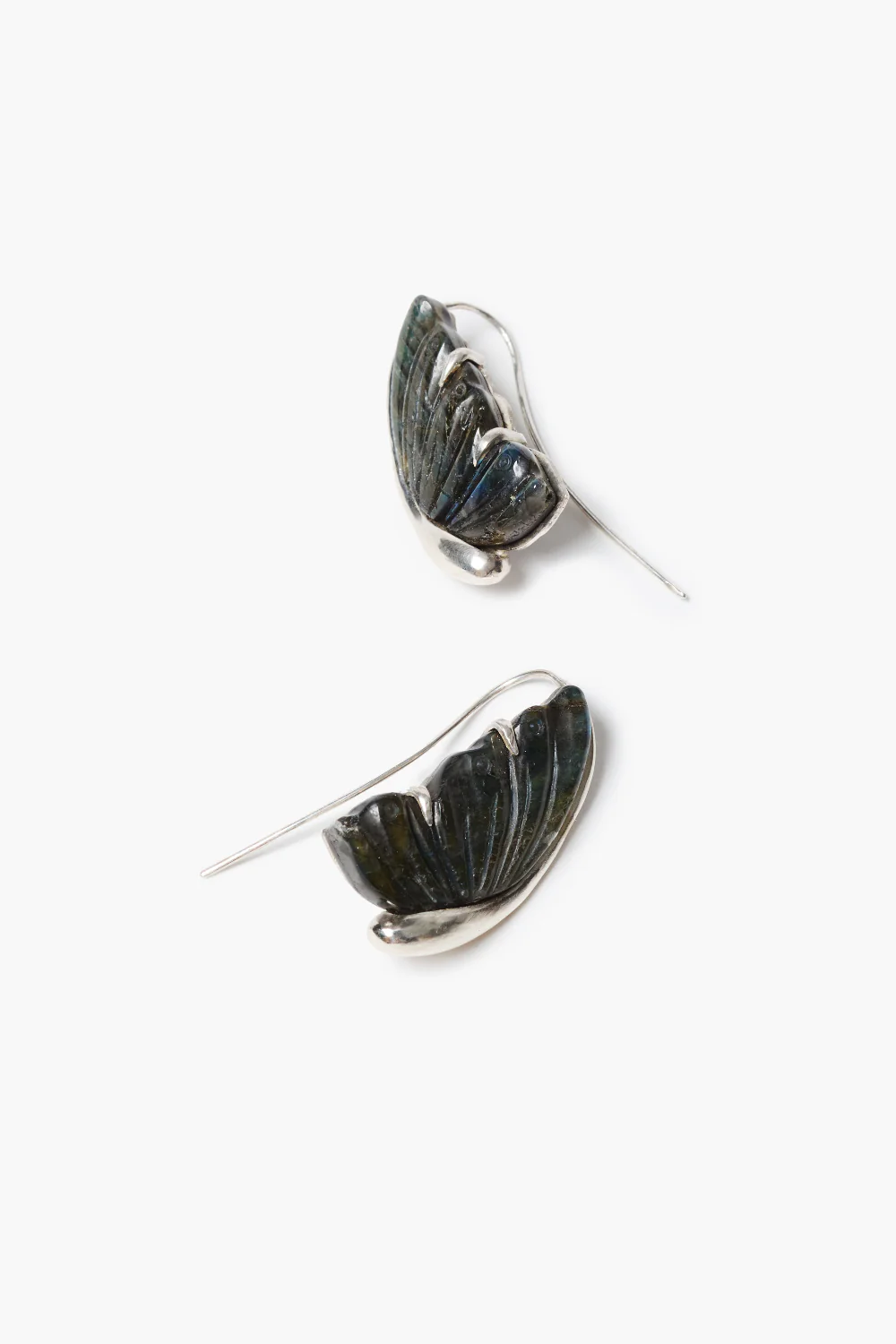 Butterfly Earrings Labradorite - Image 2