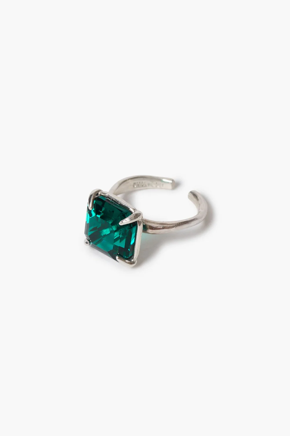 Caprice Crystal Toe Ring Emerald - Image 2