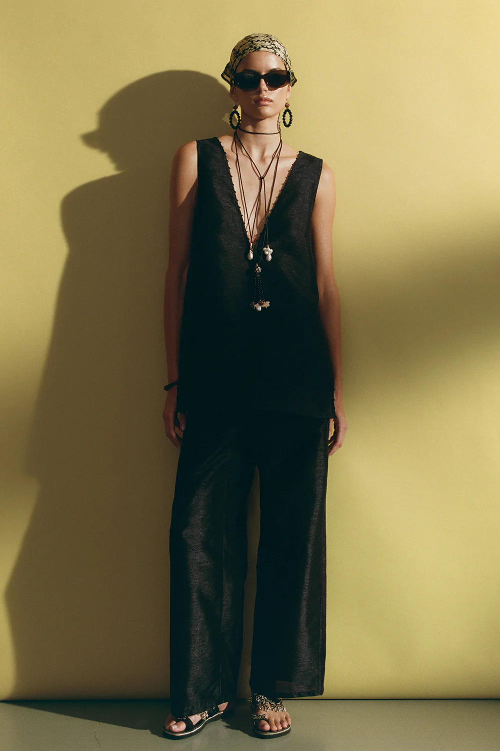 Palais Tassel Necklace Onyx - Image 3
