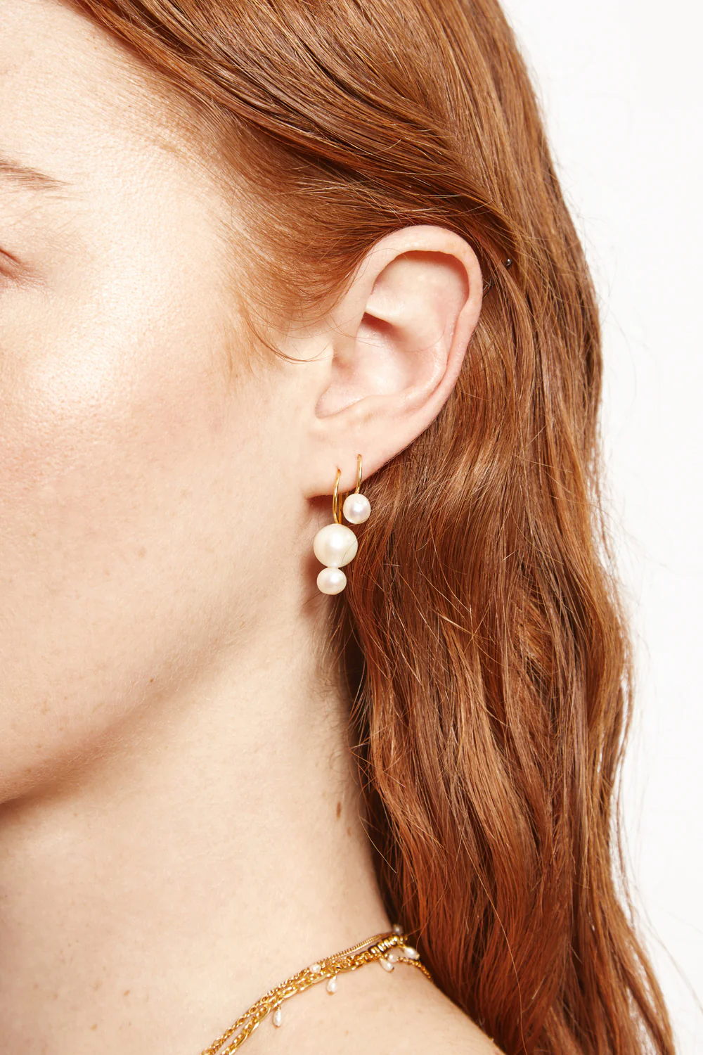 Diem Drop Earrings Mini Gold - Image 2
