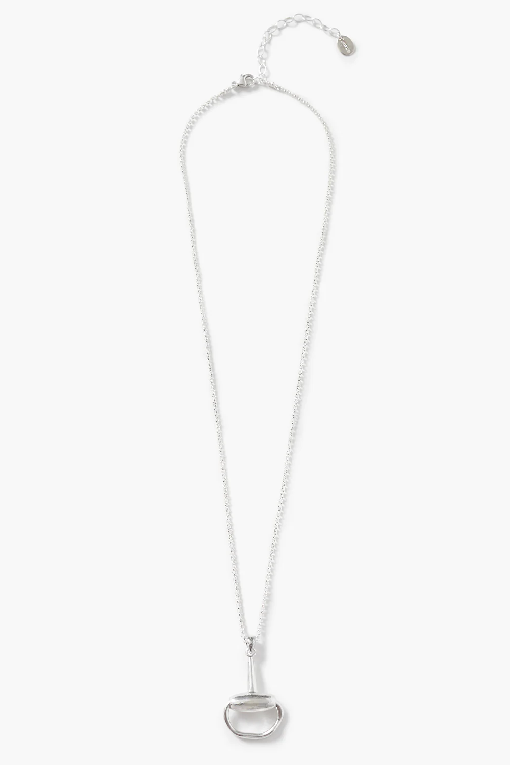 Horsebit Necklace Silver - Image 2