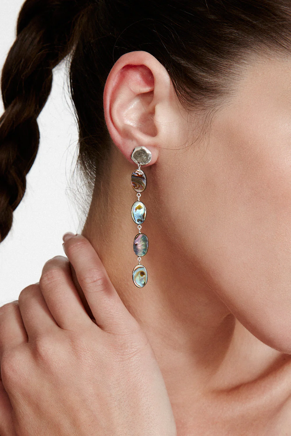 Maritza Drop Earrings Abalone - Image 2