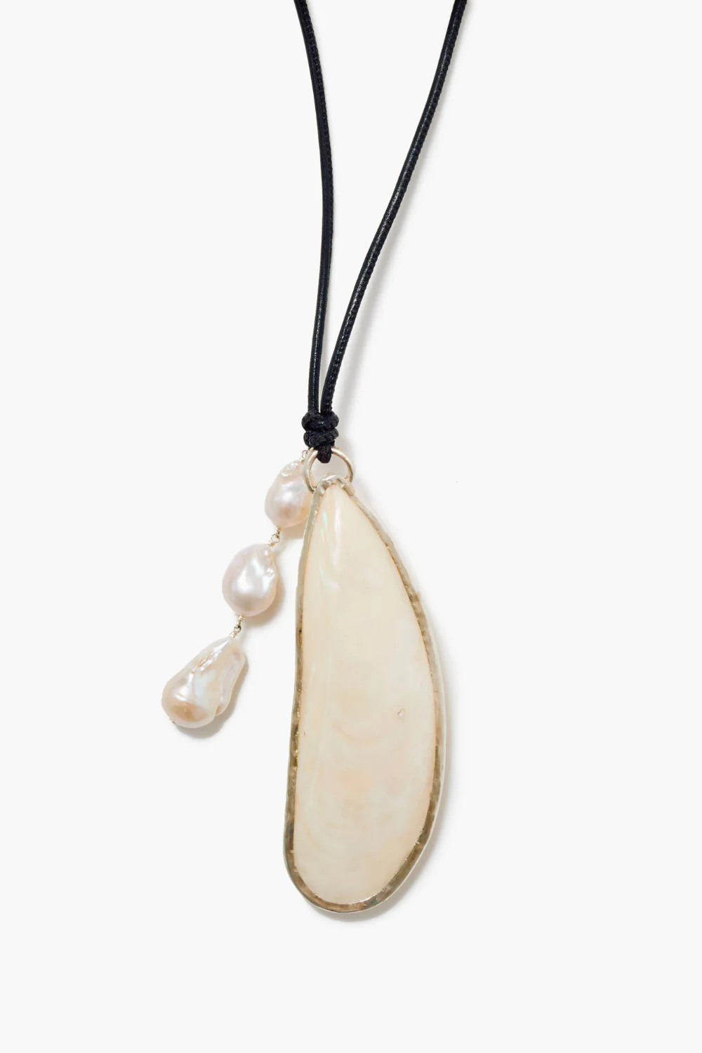 Moule Charm Necklace White MOP - Image 2