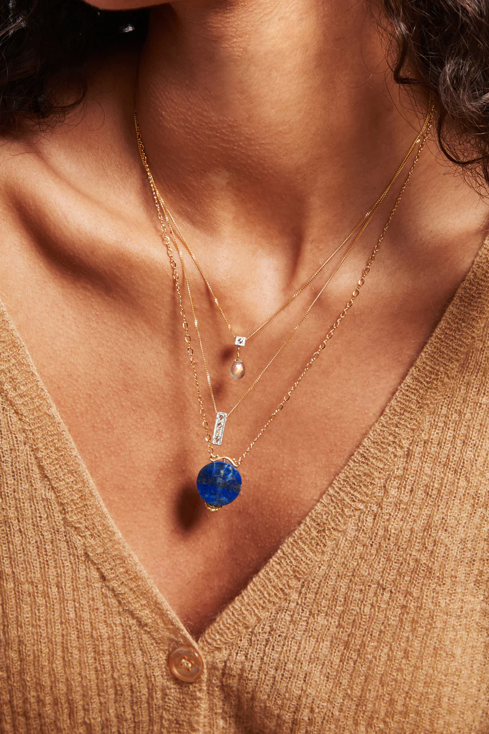 Nahana Necklace Lapis - Image 3