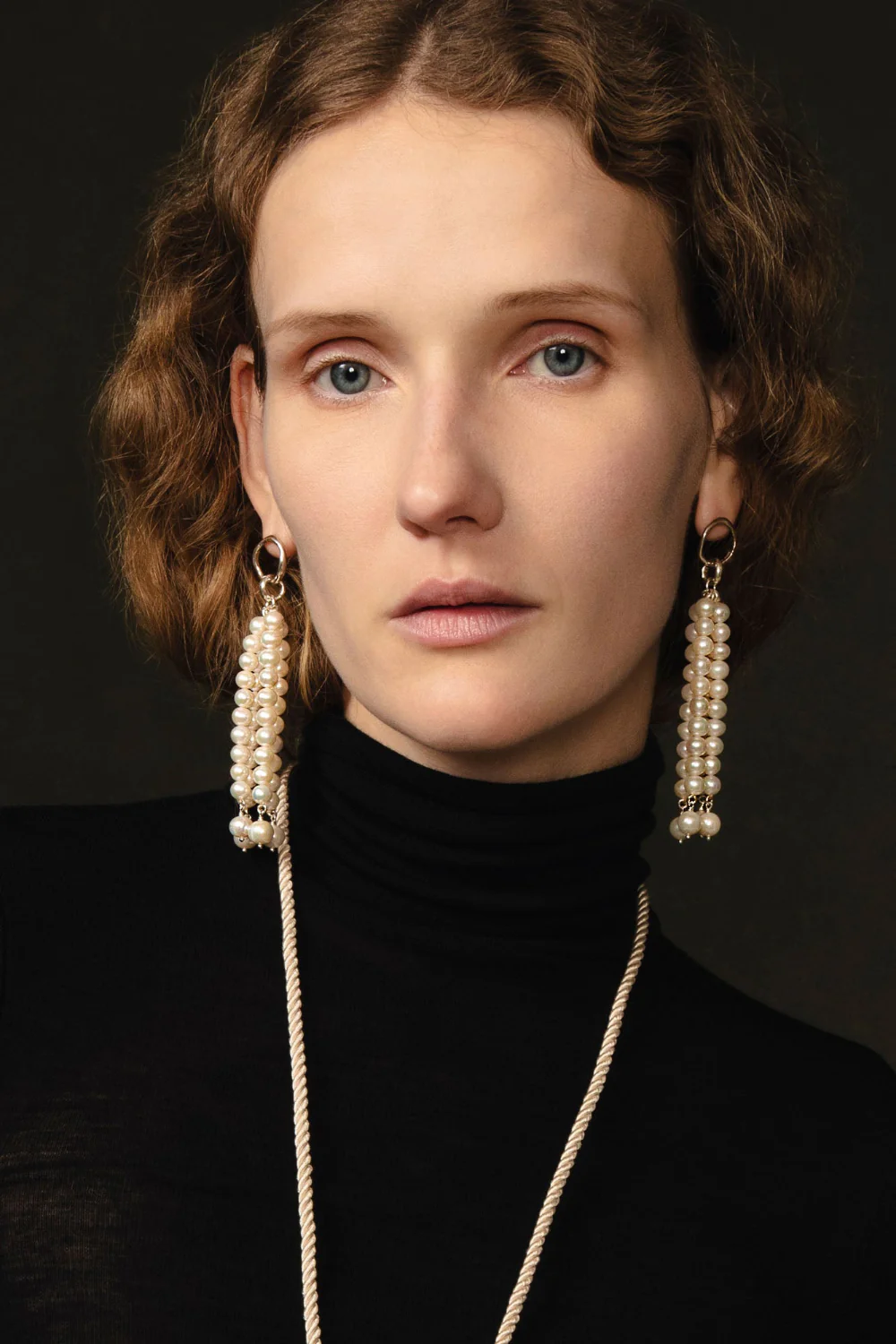 Pampille Earrings White Pearl - Image 2