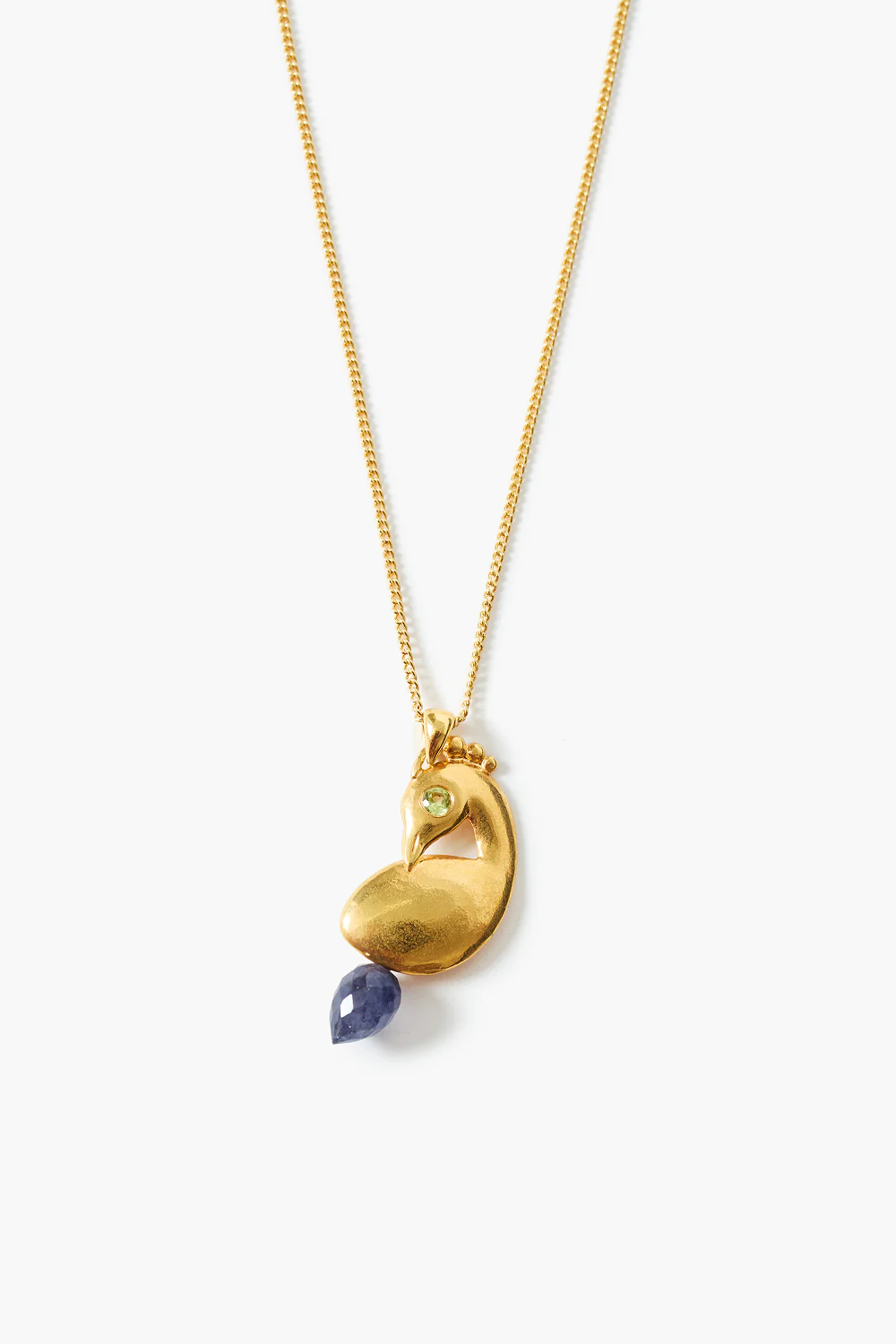 Peacock Necklace Iolite