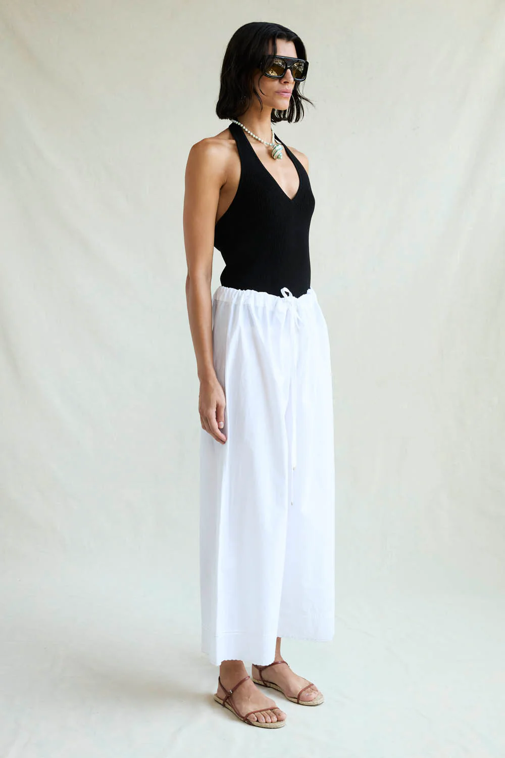 Ramona Poplin Pant White - Image 2