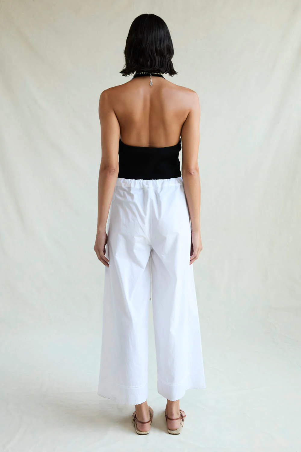 Ramona Poplin Pant White - Image 3