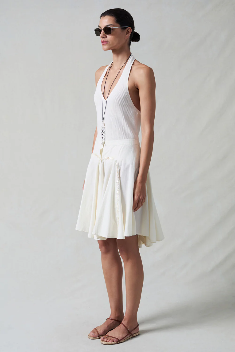 Rider Skirt Ivory - Image 3