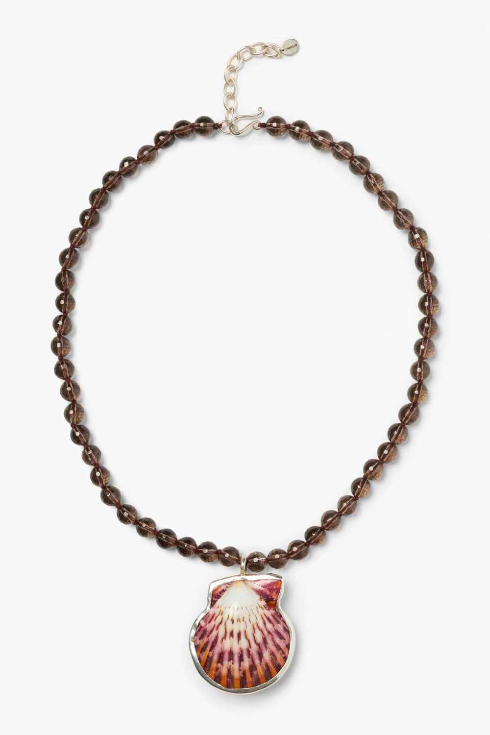 Scallop Necklace Smoky Quartz - Image 2