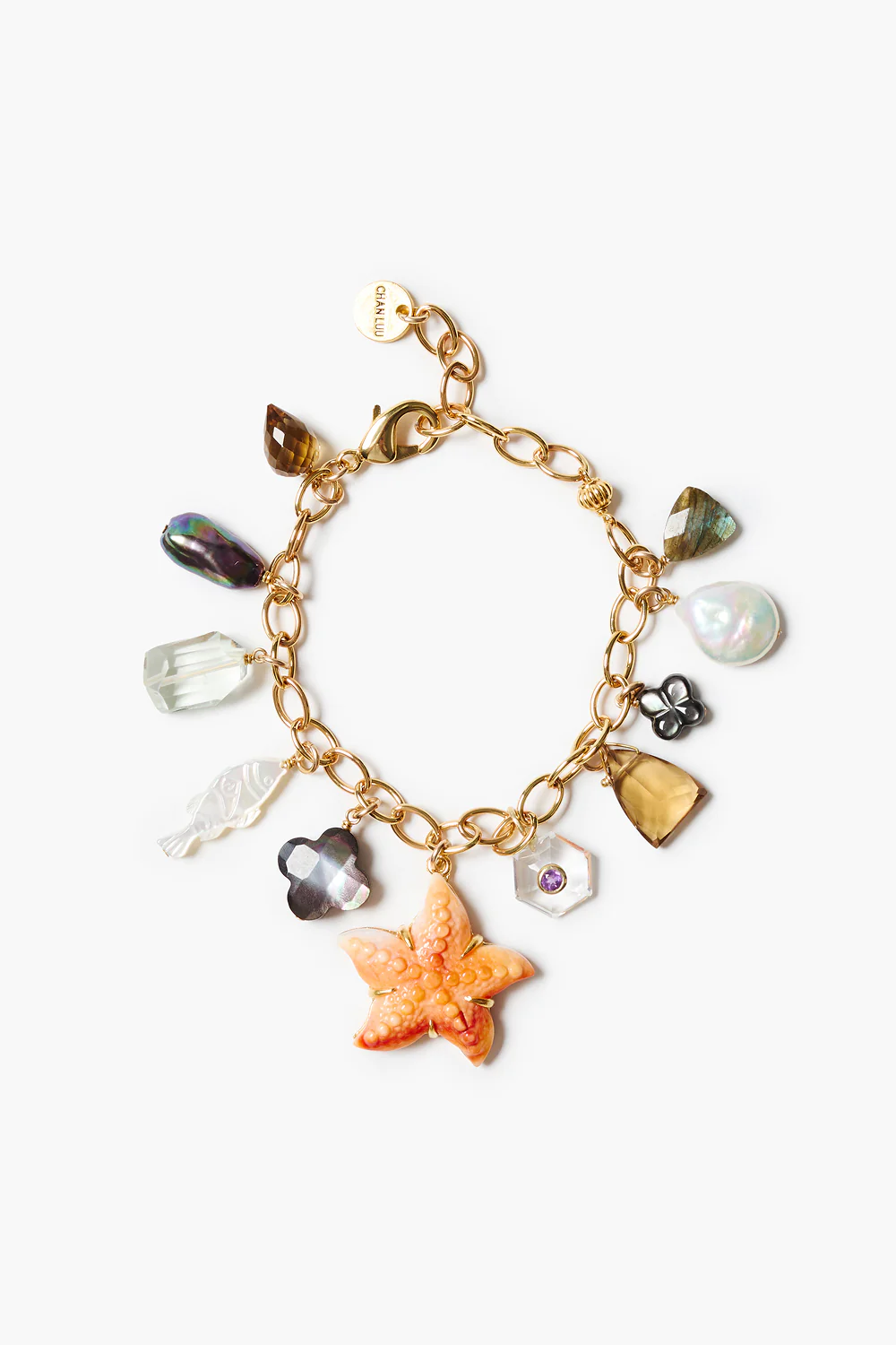 Starfish Charm Bracelet Multi