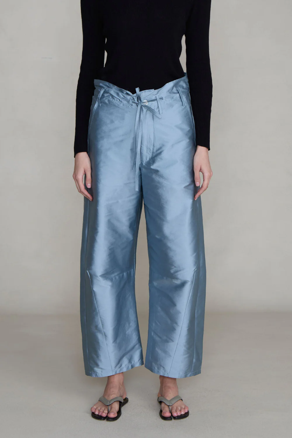 Techno Taffeta Barrel Pant Bath Blue - Image 2