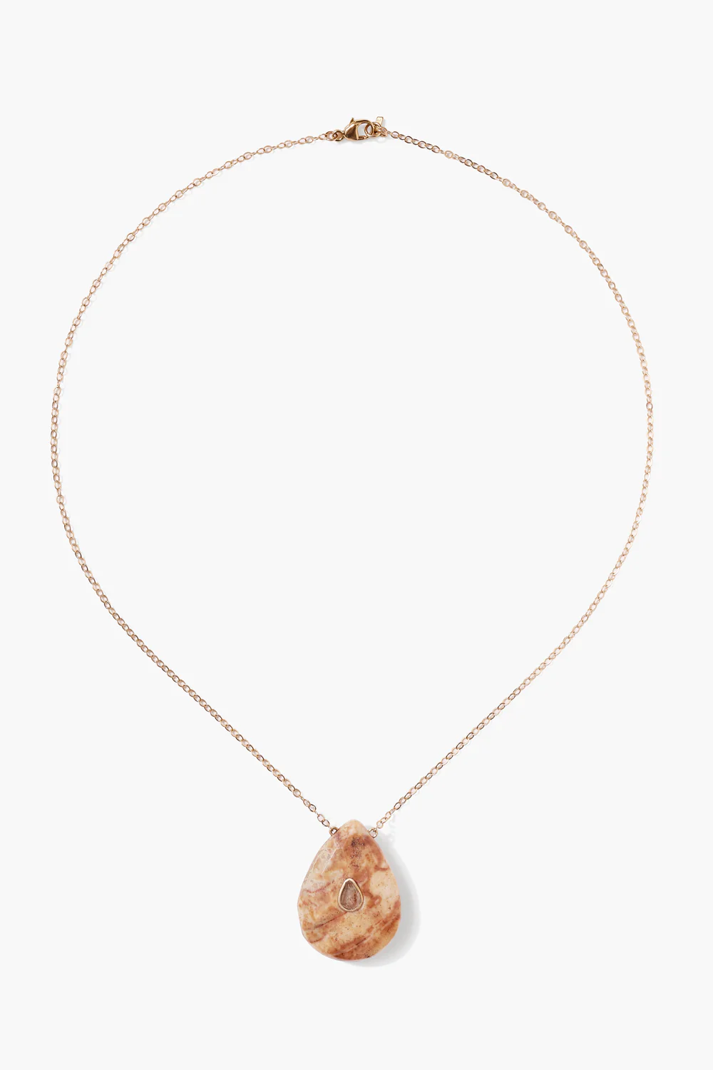 14k Temple Necklace Agate - Image 2