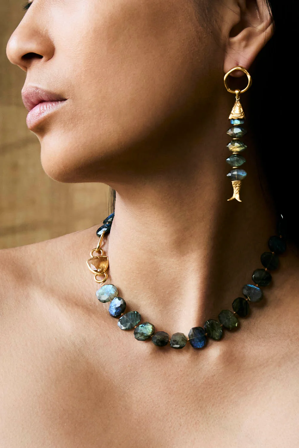 Ursula Necklace Labradorite - Image 2