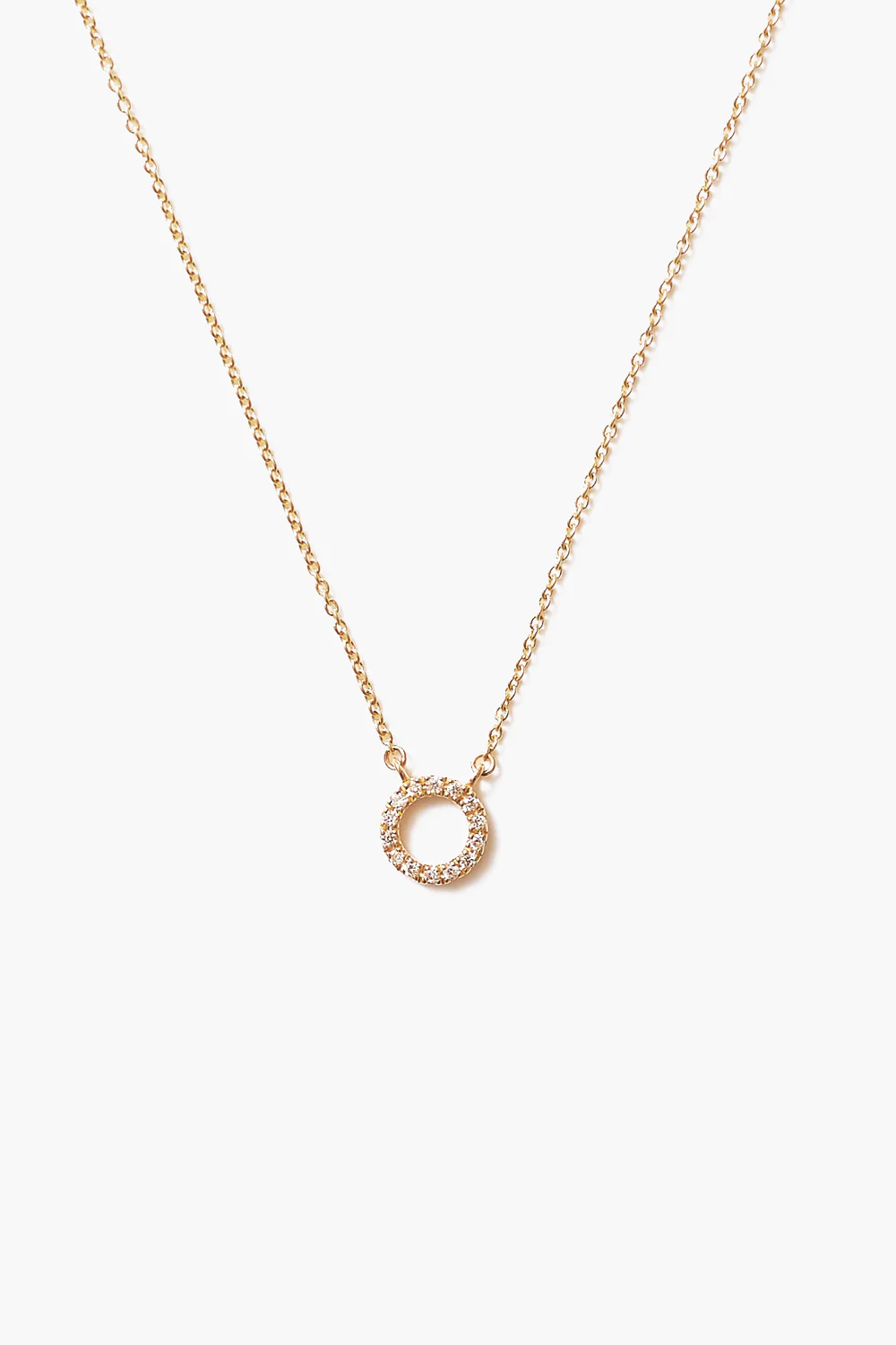 14k Gold and White Diamond Initial Necklace - Image 26
