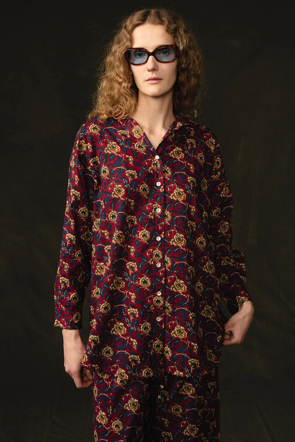 Wild Rose Printed Set Scarlet - Image 2