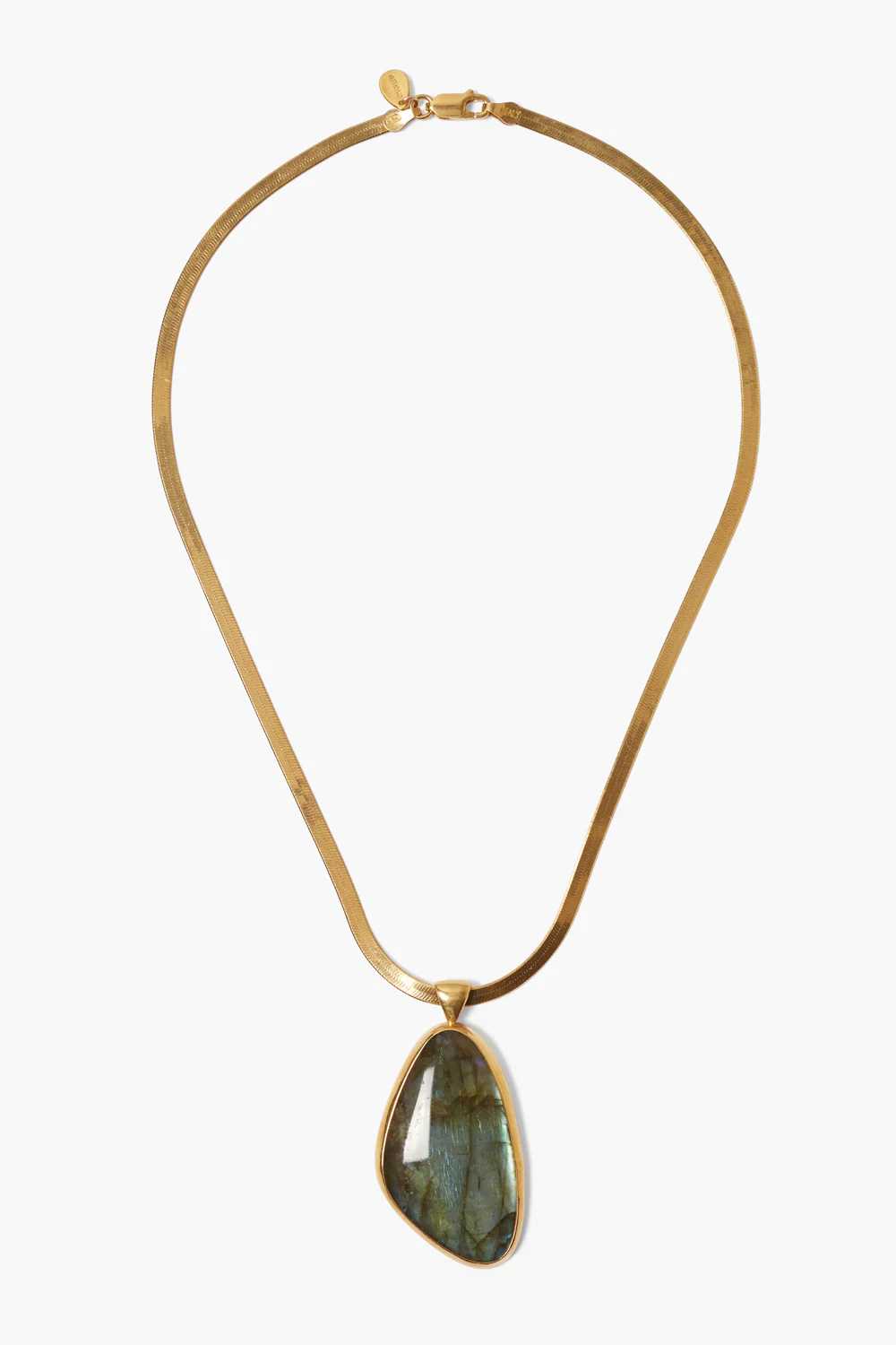 Yasmine Necklace Gold Labradorite - Image 2